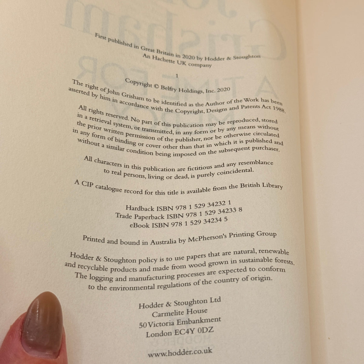 A Time for Mercy by John Grisham