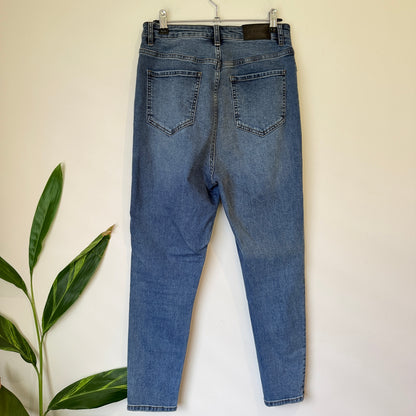 Glassons Blue High Waist Jeans Size 12