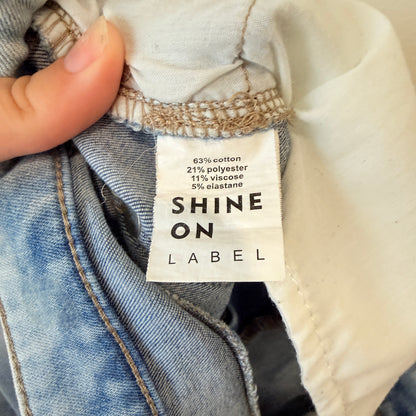 Shine On Label Light Wash Skinny Jeans - 70cm waist