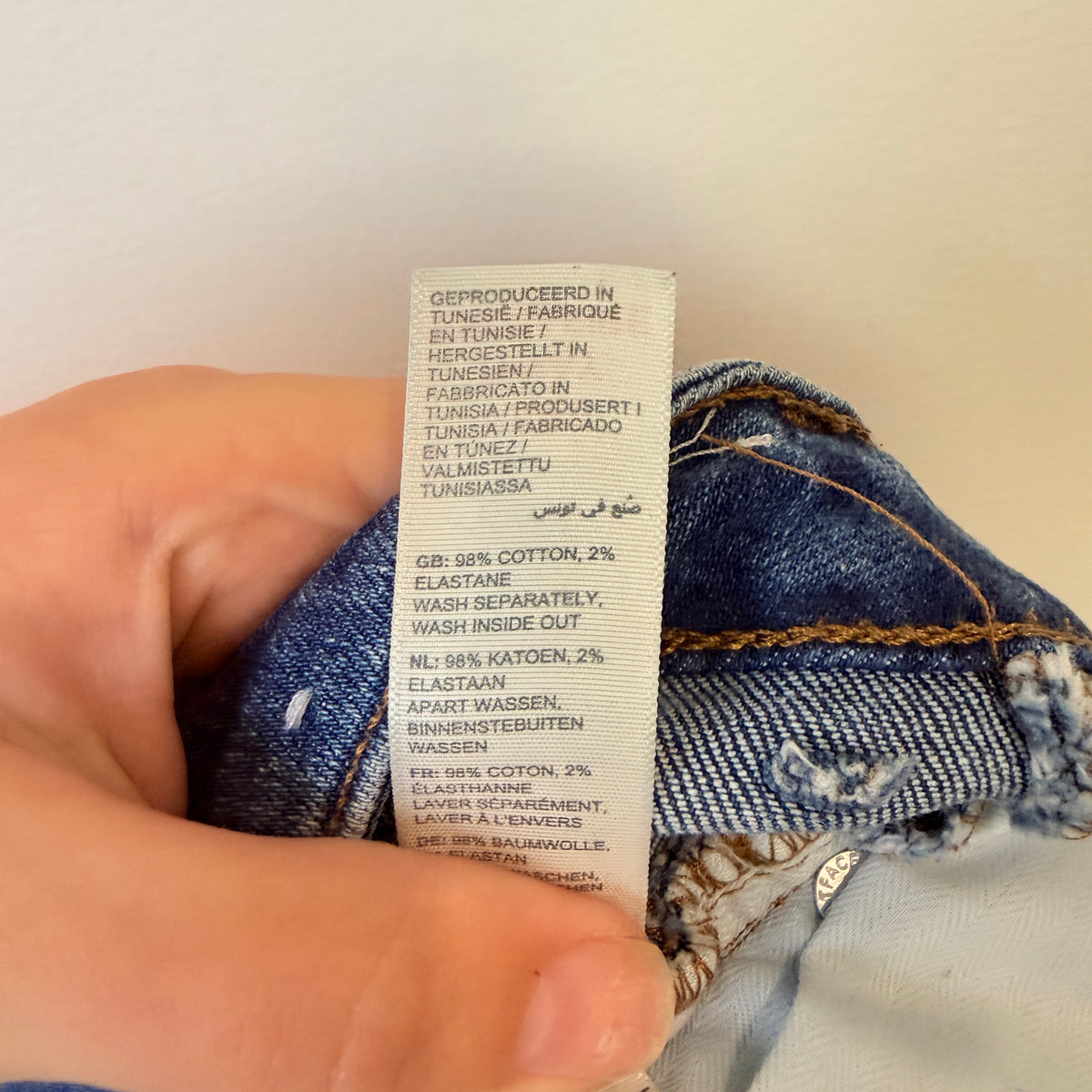 Fat Face Blue Denim Roll Cuff Shorts Size 10