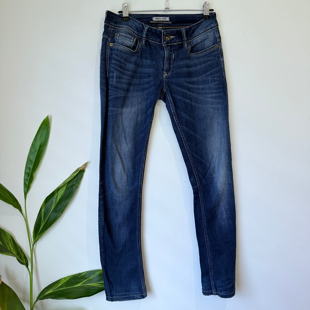 Garcia Jeans Dark Wash Straight Leg Jeans - 72cm waist