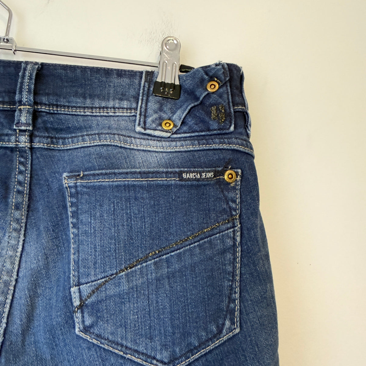 Garcia Jeans Dark Wash Straight Leg Jeans - 72cm waist