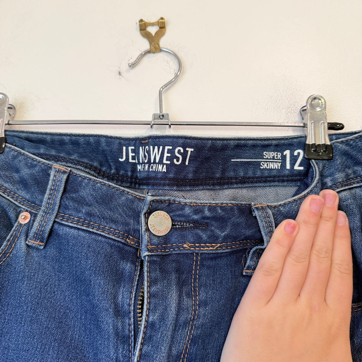 Jeanswest Blue Super Skinny Jeans Size 12
