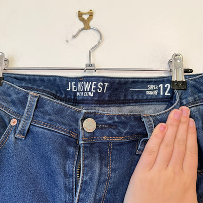 Jeanswest Blue Super Skinny Jeans Size 12