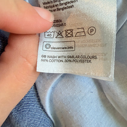 H&M Blue High Waist Skinny Jeans Size 8