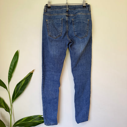 Zara Blue Skinny Jeans Size 36 / 8
