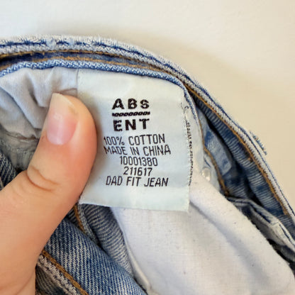 Absent Light Wash Dad Fit Jeans Size 30
