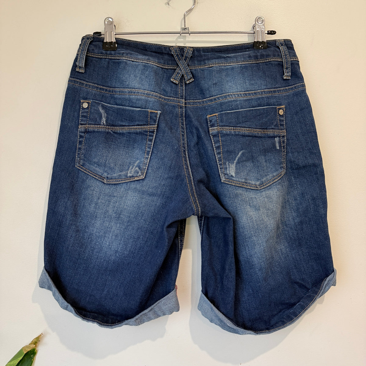 NOW Blue Denim Bermuda Shorts Size 8