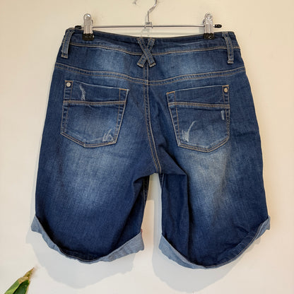 NOW Blue Denim Bermuda Shorts Size 8