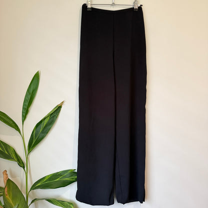 Glassons Black Wide Leg Pants Size 6