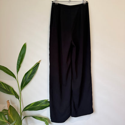 Glassons Black Wide Leg Pants Size 6