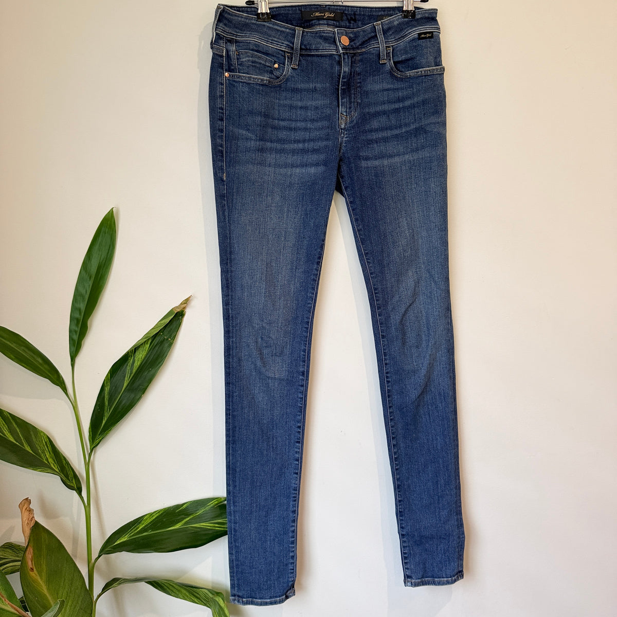 Mavi Gold Alexa Mid Rise Skinny Jeans - 74cm Waist