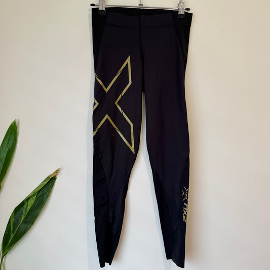 2XU Black Compression Tights - 62cm waist