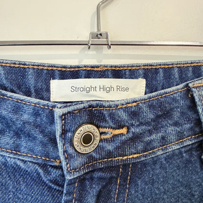 Anko Straight High Rise Jeans Size 14