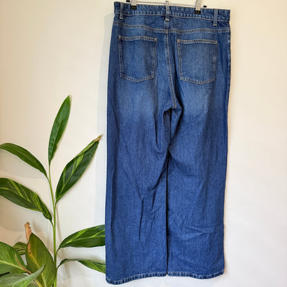 Anko Straight High Rise Jeans Size 14
