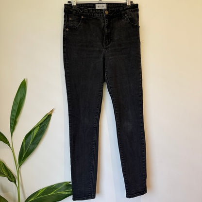 Rolla's Westcoast Ankle Washed Black Skinny Jeans Size 29