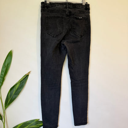 Rolla's Westcoast Ankle Washed Black Skinny Jeans Size 29