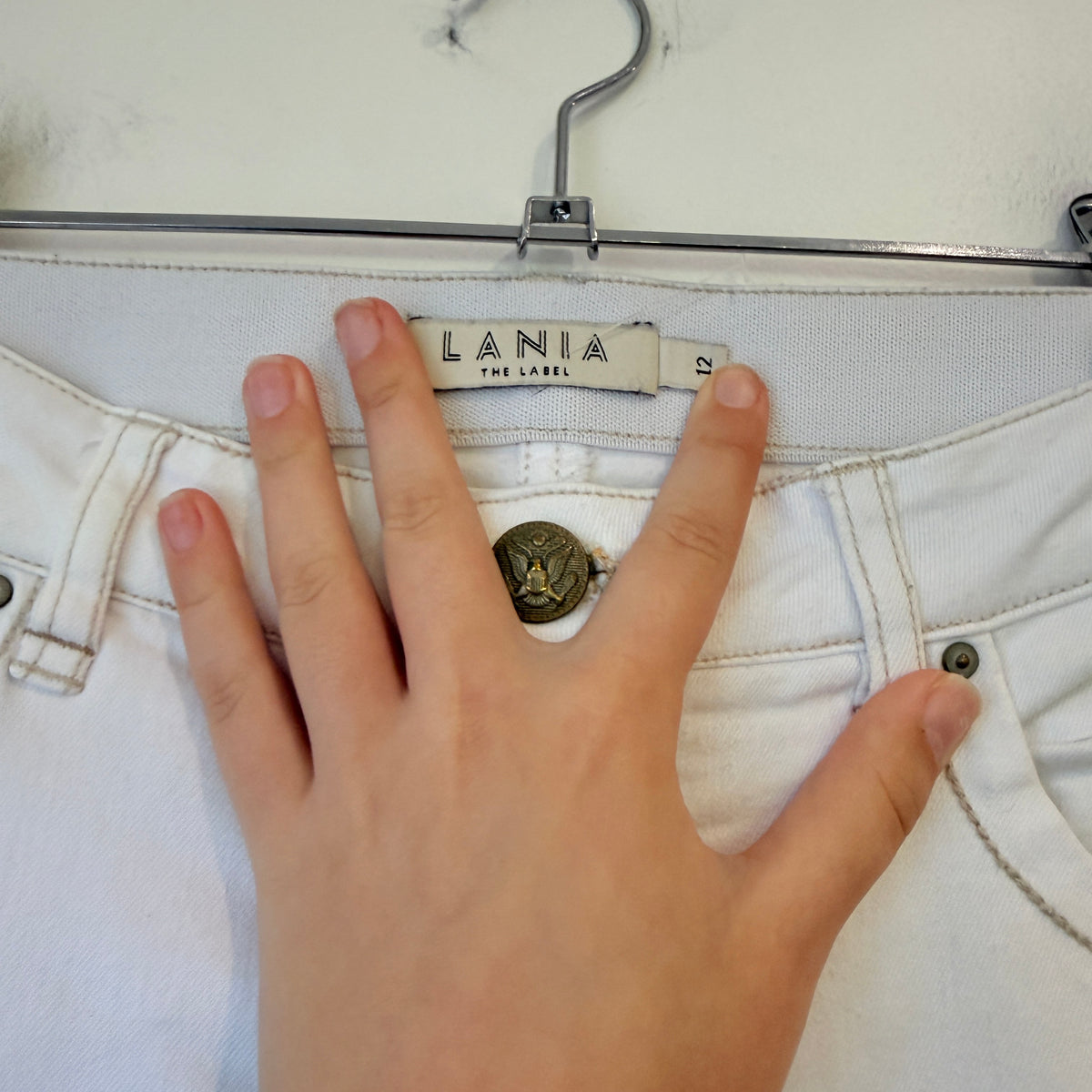 Lania The Label White Vienna Jeans Size 12