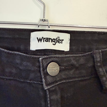 Wrangler Hi Pins Black Skinny Jeans Size 10