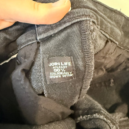Zara Washed Black Skinny Jeans Size 8