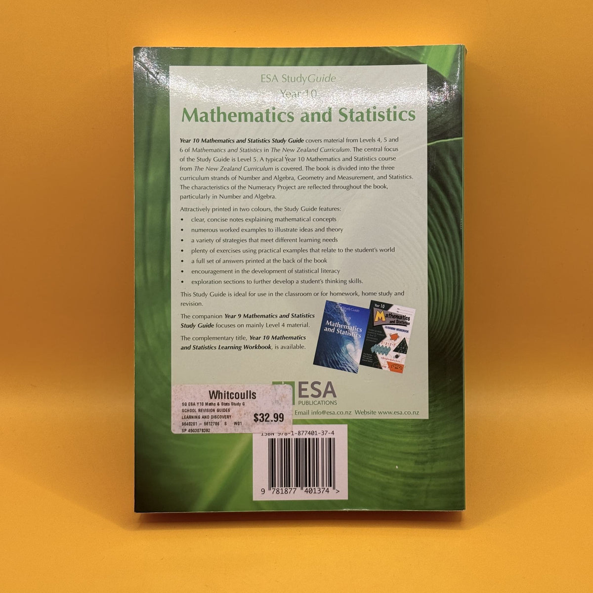 Year 10 Mathematics and Statistics Study Guide by Chris MacLaren and Tom Sidebotham