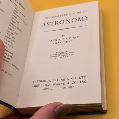 The Observer's Book of Astronomy by Patrick Moore 1967