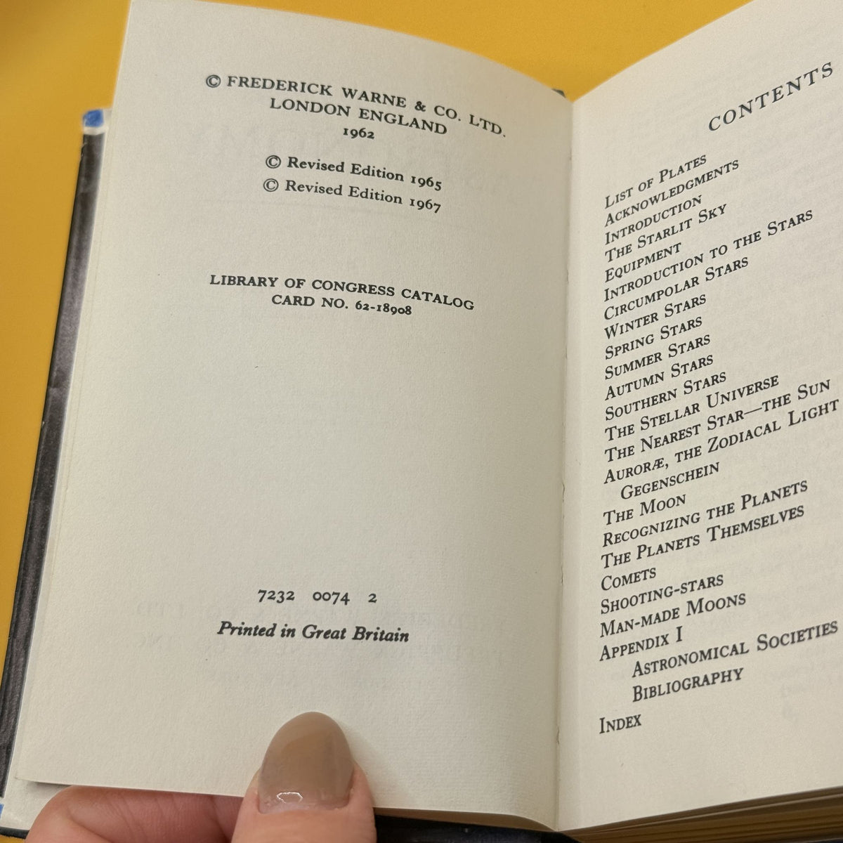 The Observer's Book of Astronomy by Patrick Moore 1967