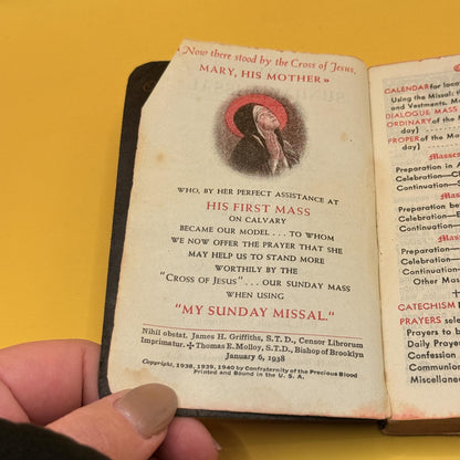 My Sunday Missal by Rev. Joseph F. Stedman 1940