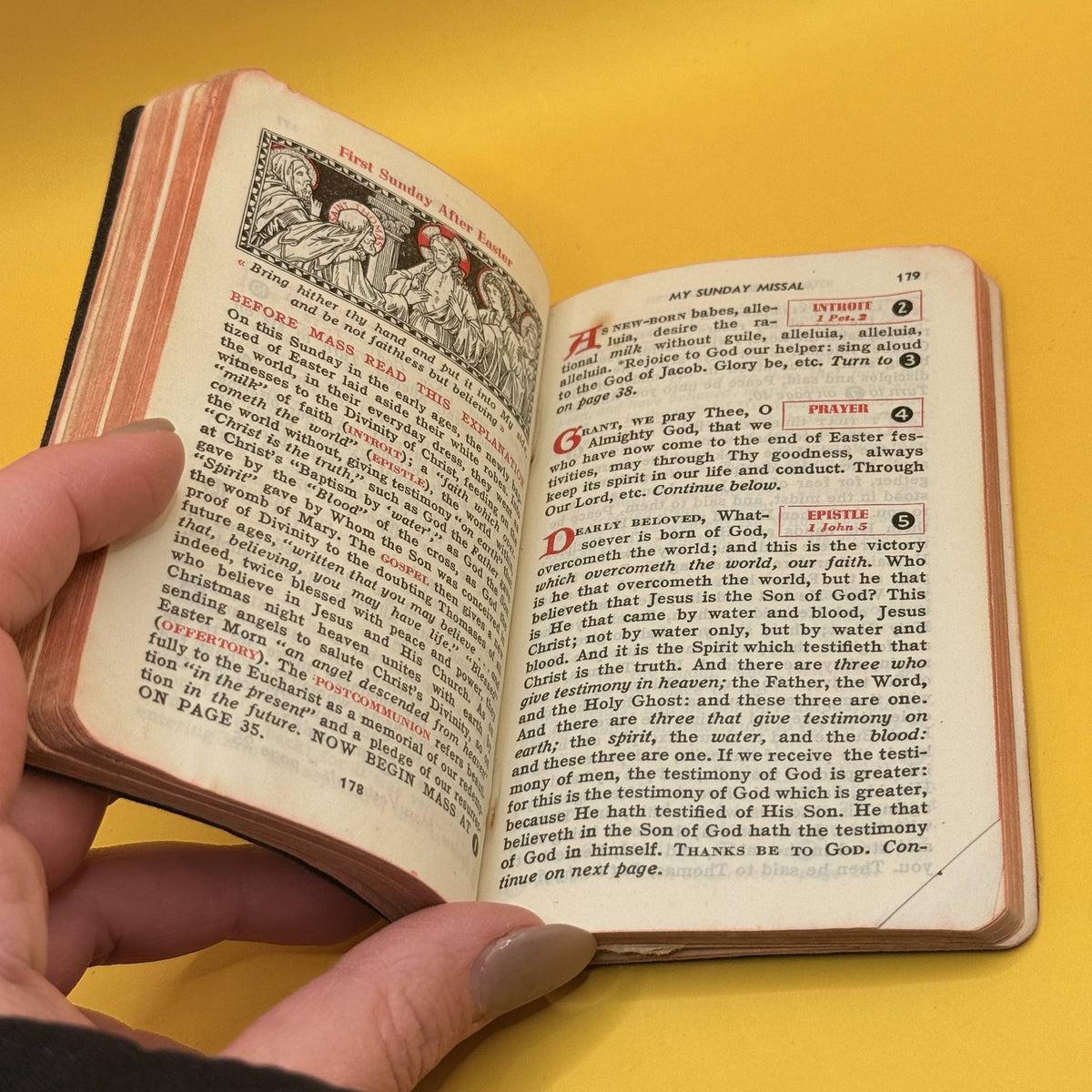 My Sunday Missal by Rev. Joseph F. Stedman 1940