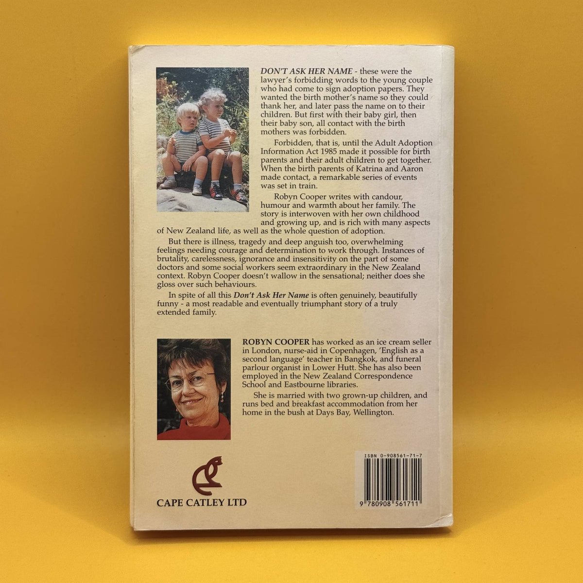 Don’t Ask Her Name: An Adoption Story by Robyn Cooper