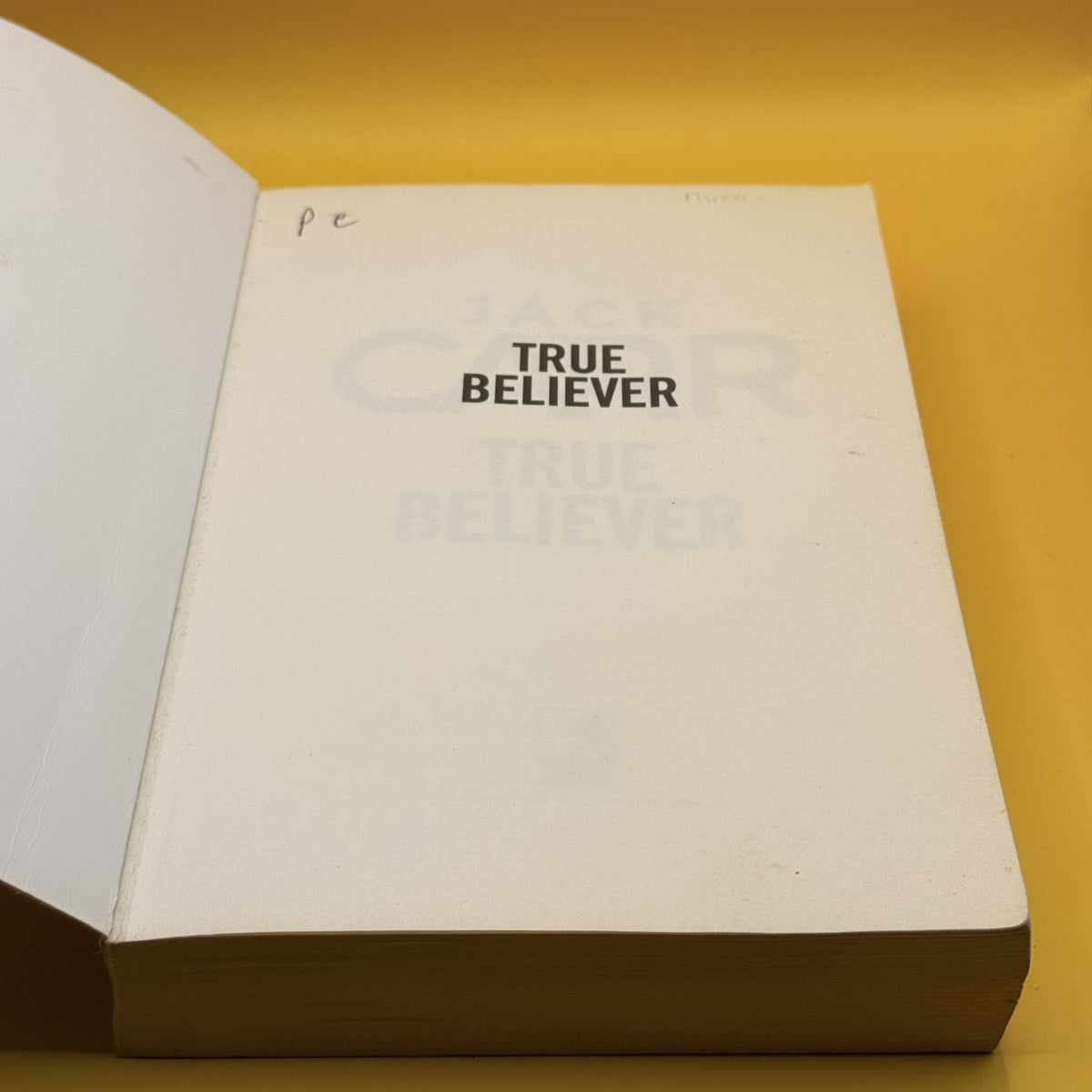 True Believer by Jack Carr