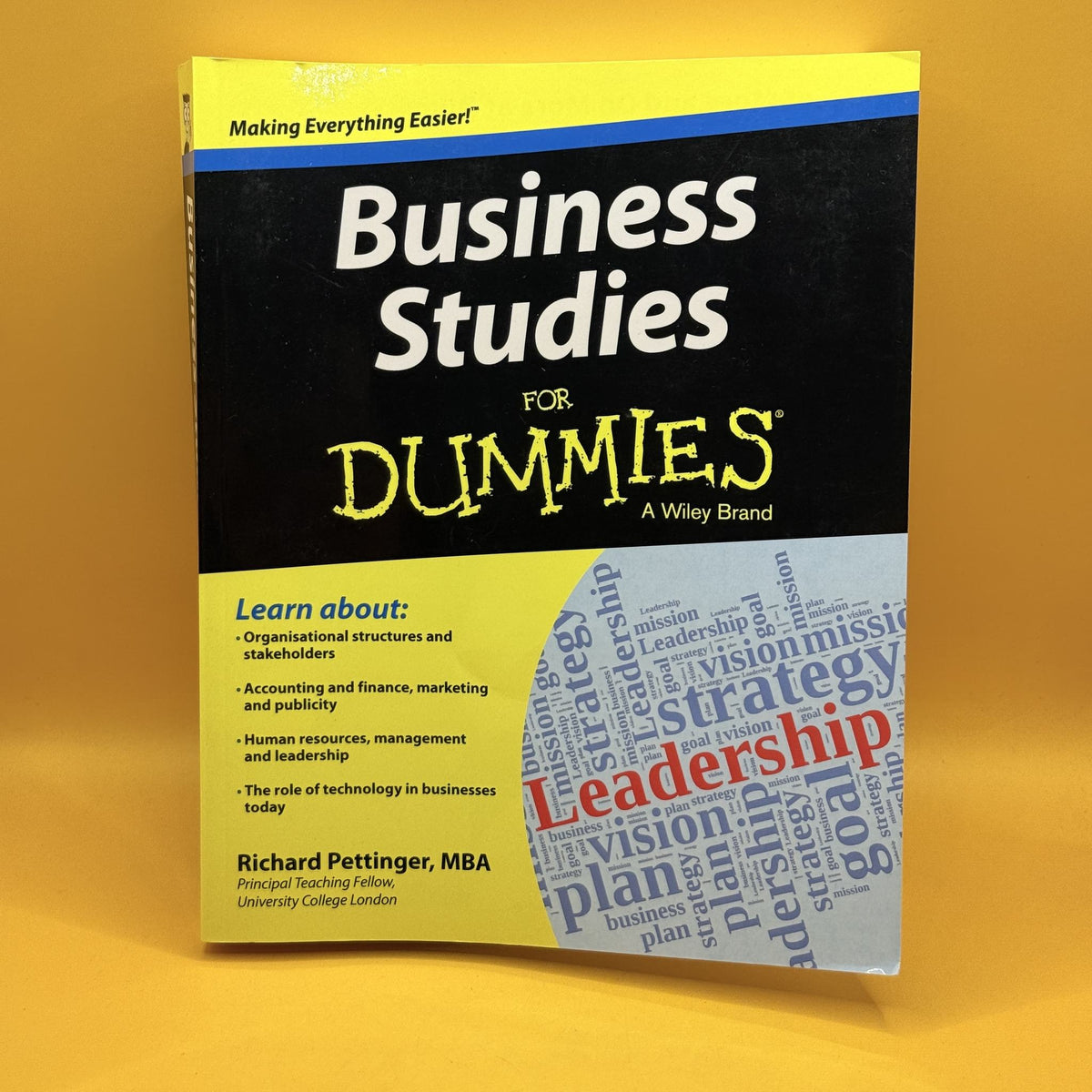 Business Studies for Dummies by Richard Pettinger