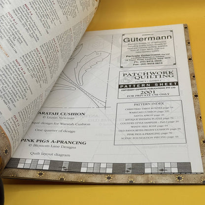 Australian Patchwork & Quilting, Volume 9 No. 1  2001