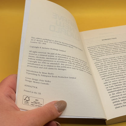 Brave New World by Aldous Huxley 2019