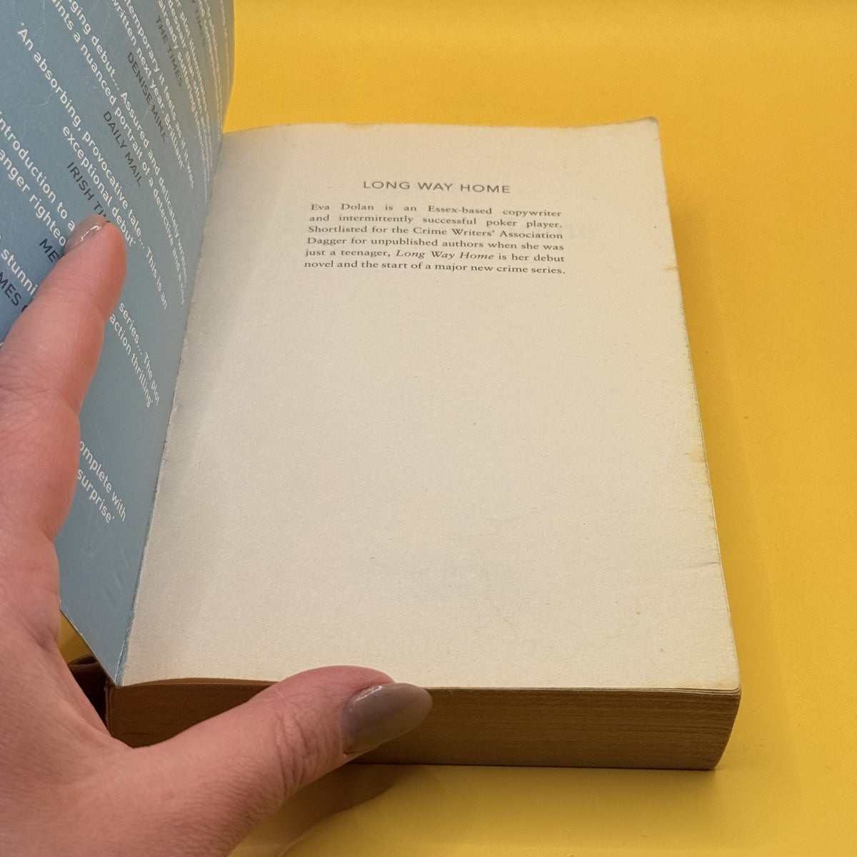 Long Way Home by Eva Dolan 2014