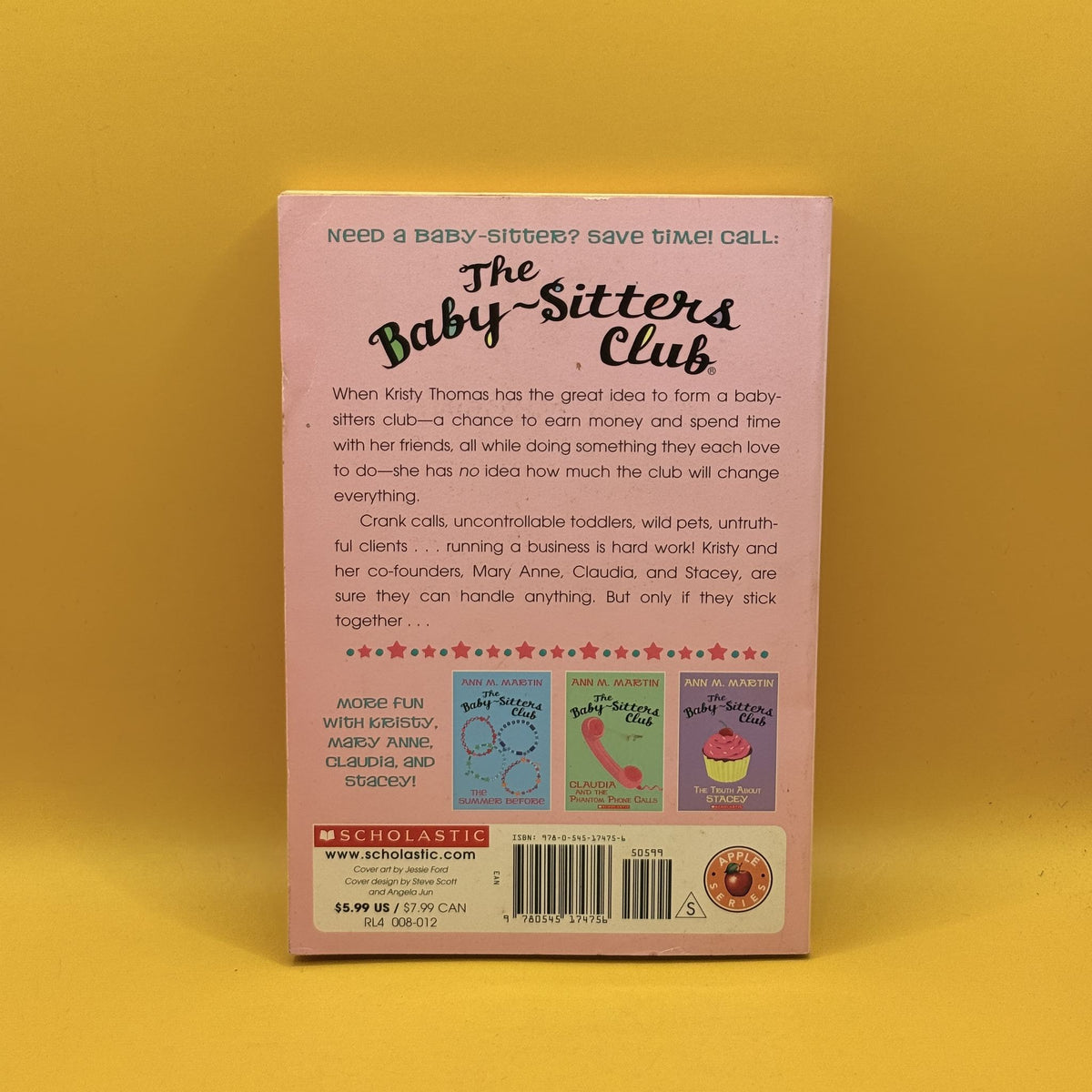 Kristy’s Great Idea (The Baby-Sitters Club) by Ann M. Martin