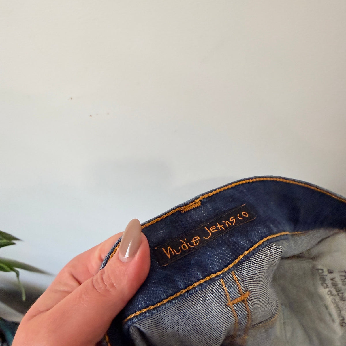 Nudie Jeans Co Dark Wash Jeans Size 36/32 | Waist 90cm
