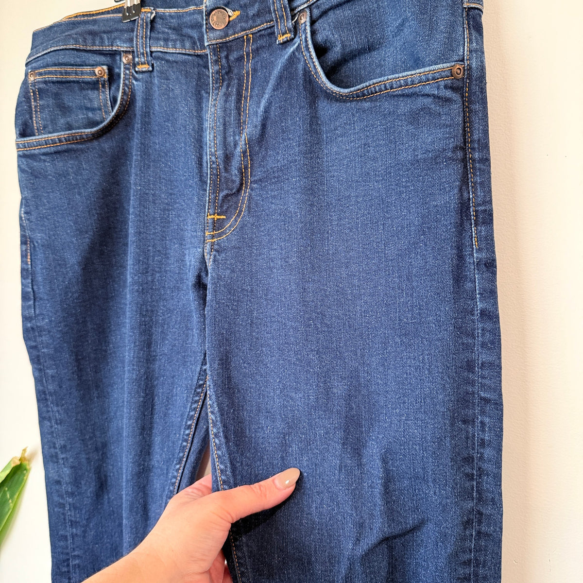 Nudie Jeans Co Dark Wash Jeans Size 36/32 | Waist 90cm