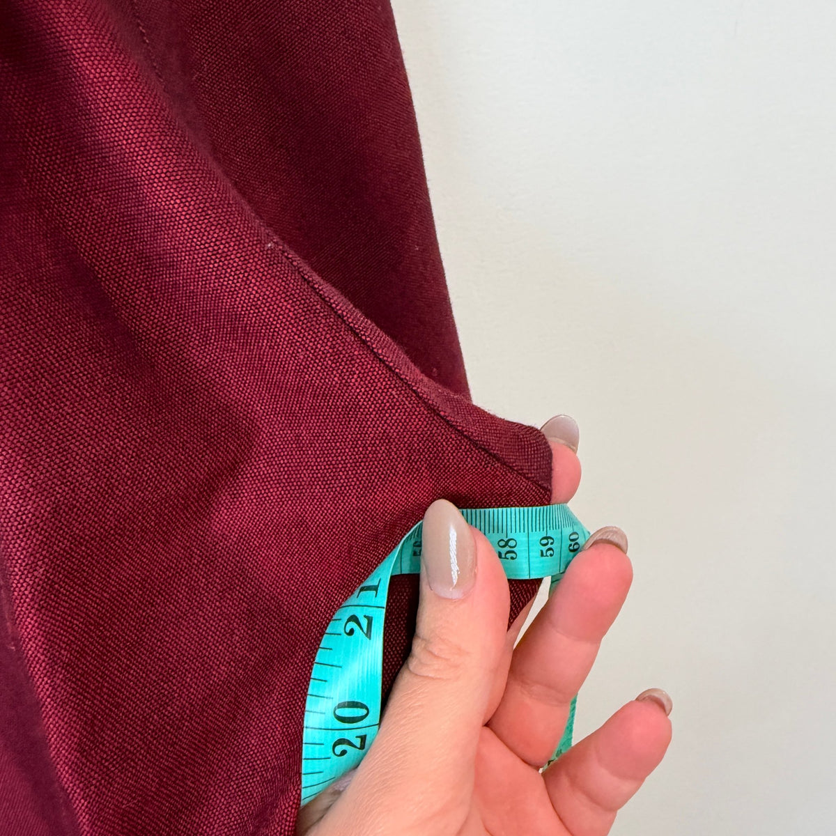 Burgundy Textured Panel Short Sleeve Shirt Size XL | U/Arm to U/Arm 58cm