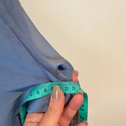 Dusty Blue Sheer Ruffle Collar Bolero | U/Arm to U/Arm 52cm