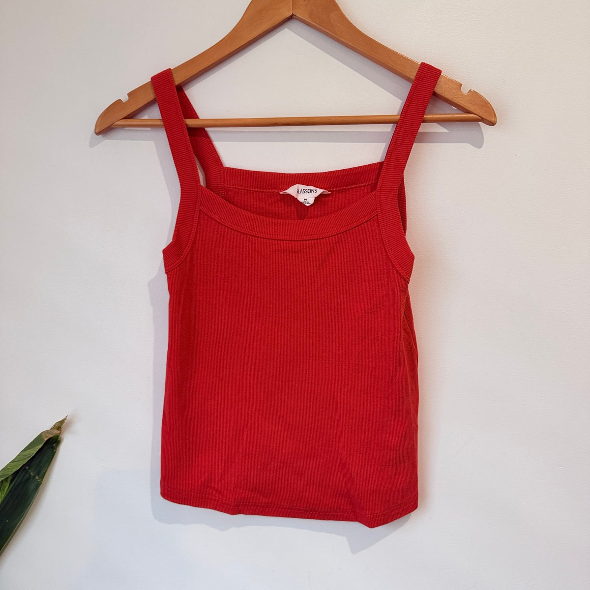 Glassons Ribbed Square Neck Cami Size M