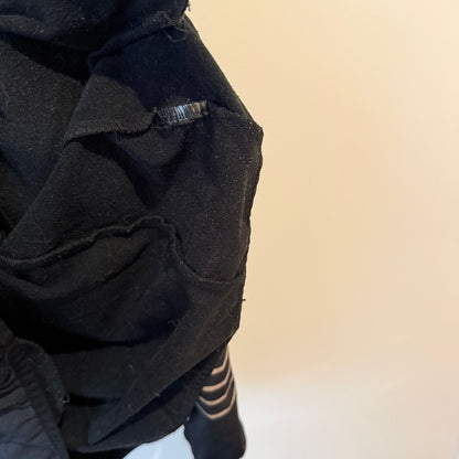 Active Intent Black Hooded Running Jacket with Reflective Trim | U/Arm to U/Arm 56cm