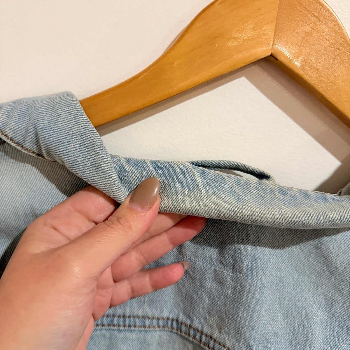 Cotton On Kids Light Wash Denim Jacket Size 12