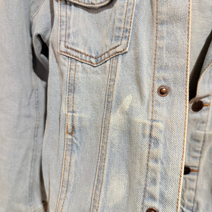Cotton On Kids Light Wash Denim Jacket Size 12
