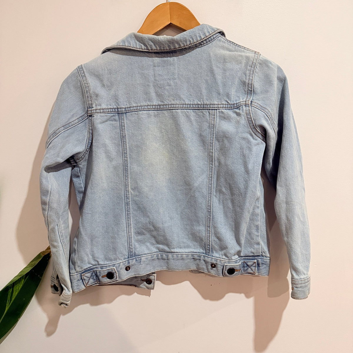 Cotton On Kids Light Wash Denim Jacket Size 12