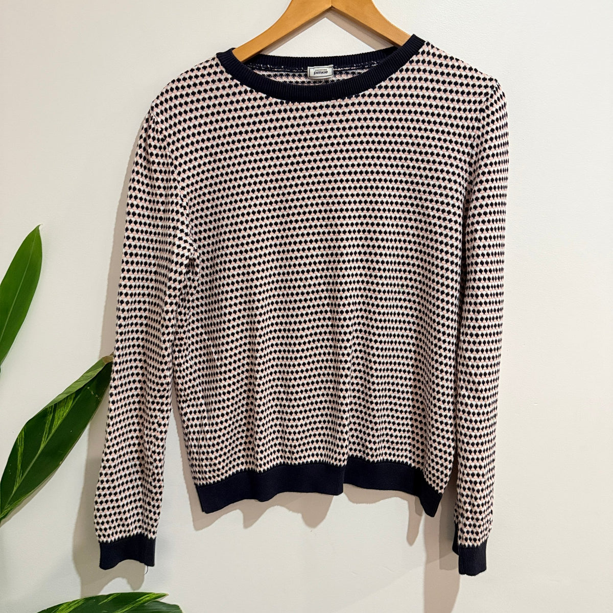 Pimkie Patterned Knit Jumper | U/Arm to U/Arm 53cm