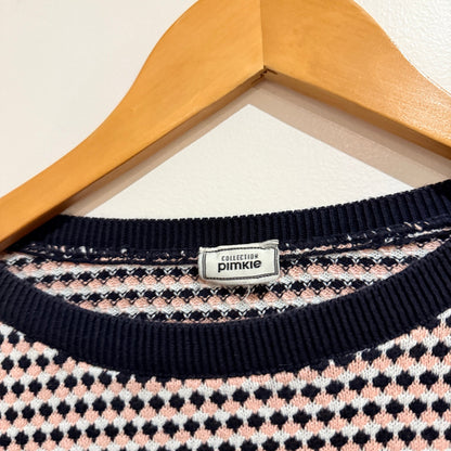 Pimkie Patterned Knit Jumper | U/Arm to U/Arm 53cm
