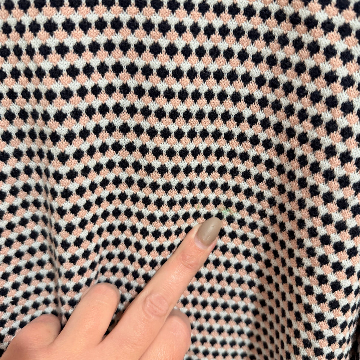 Pimkie Patterned Knit Jumper | U/Arm to U/Arm 53cm