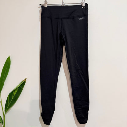 Calvin Klein Performance Black Ruched Cuff Leggings Size S