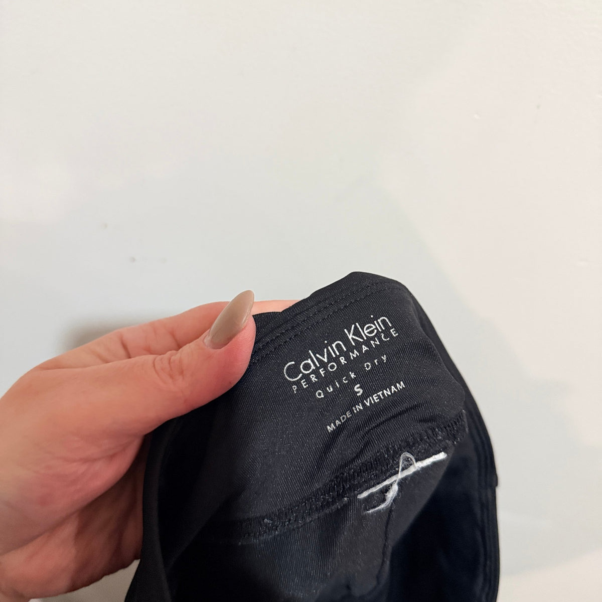 Calvin Klein Performance Black Ruched Cuff Leggings Size S